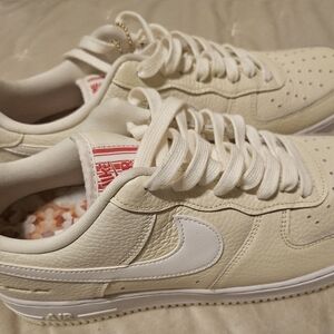 Nike Cream and White Sneakers